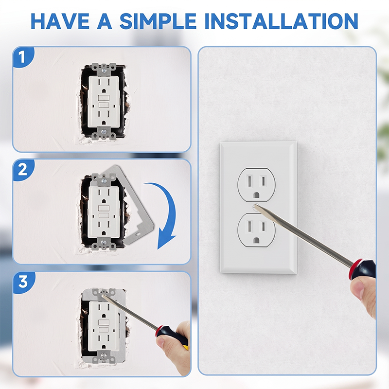 Outlet Wall Plate Leveling Shims