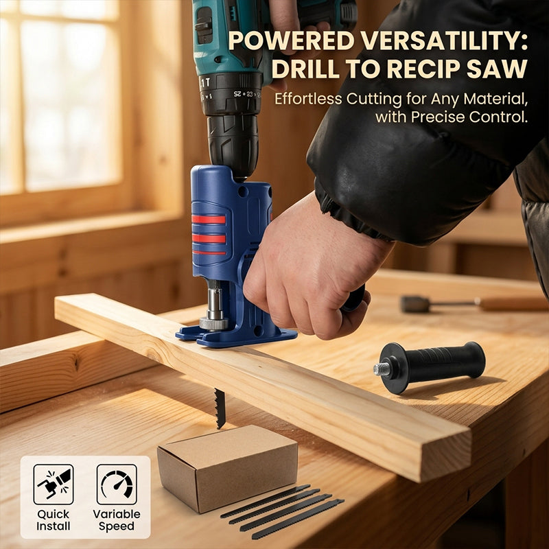 New Compact Electric Reciprocating Saw Set