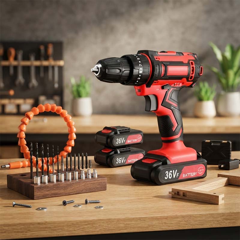 Powerful 18V Cordless Multi-Function Drill