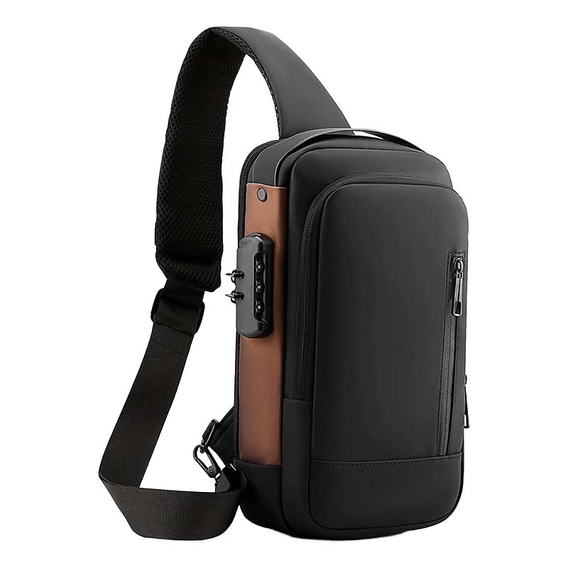 Anti-Theft USB Charging Shoulder Crossbody Bag