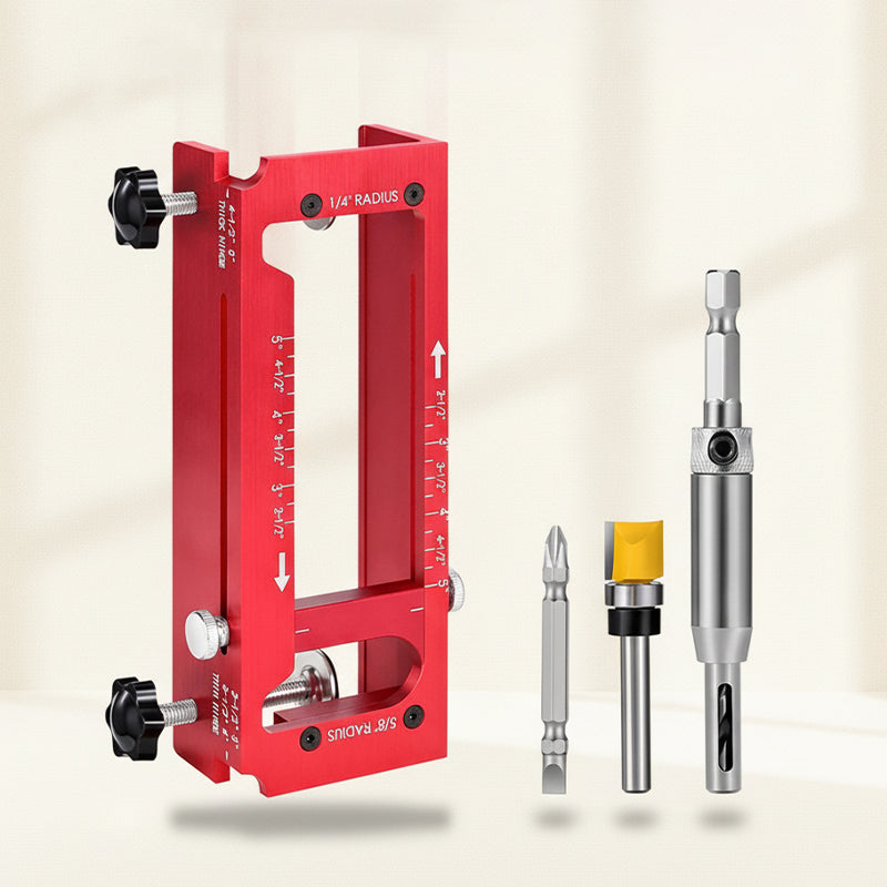 Precision Aluminum Door Hinge Template Jig