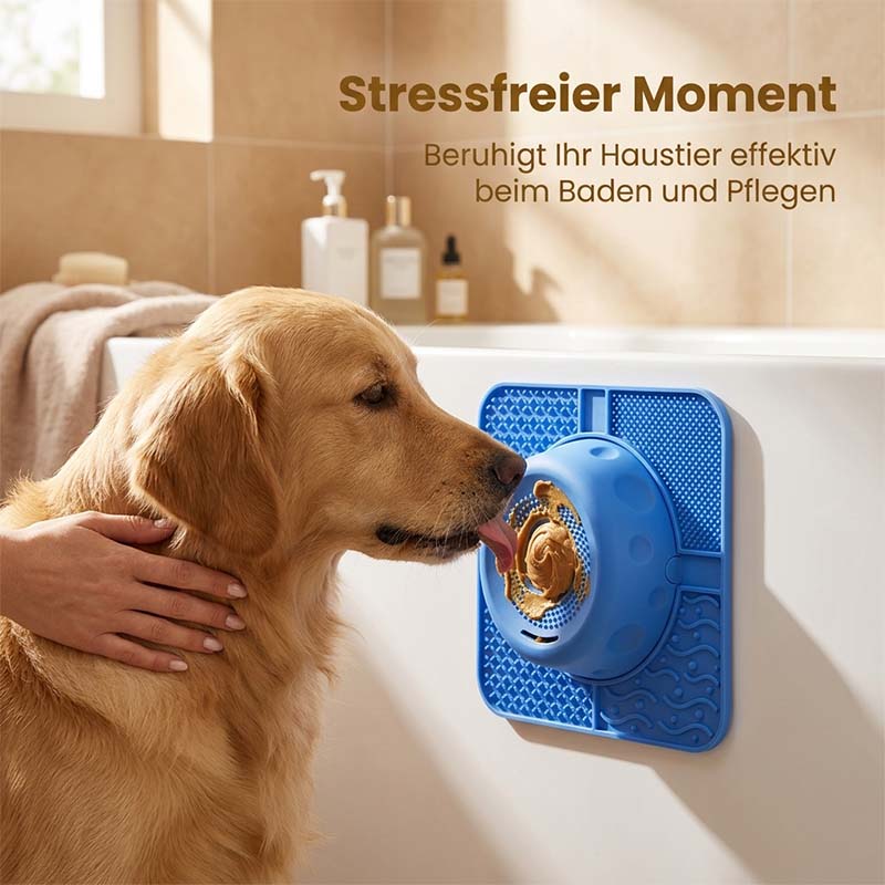 Roller Suction Cup Double Pet Lick Slow Feeder