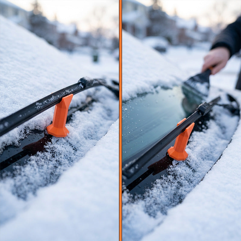Windshield Wiper Anti-Freeze Protection Clips