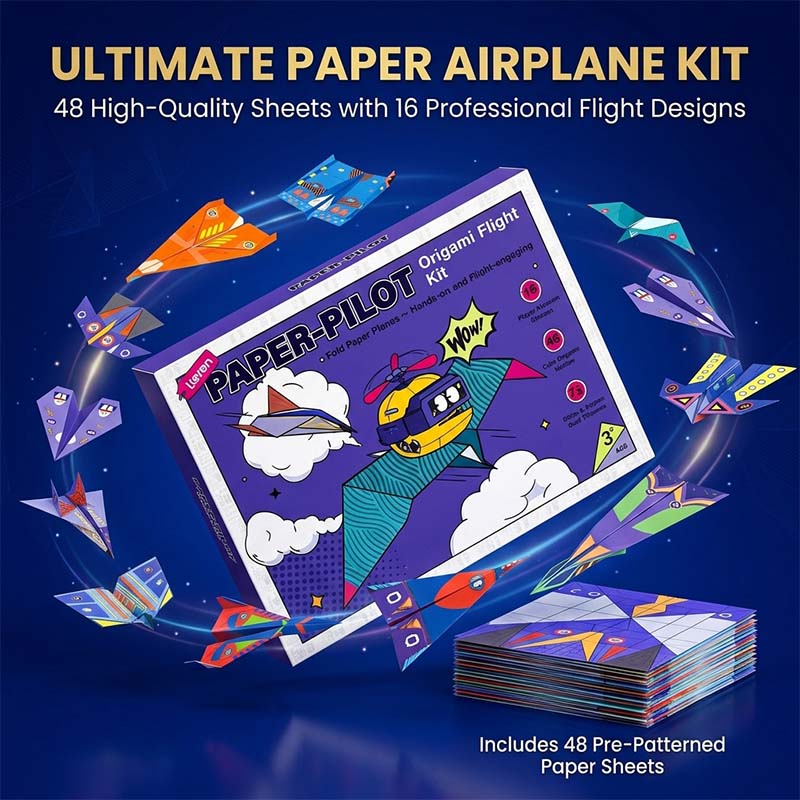 DIY Paper Airplane Science Kit