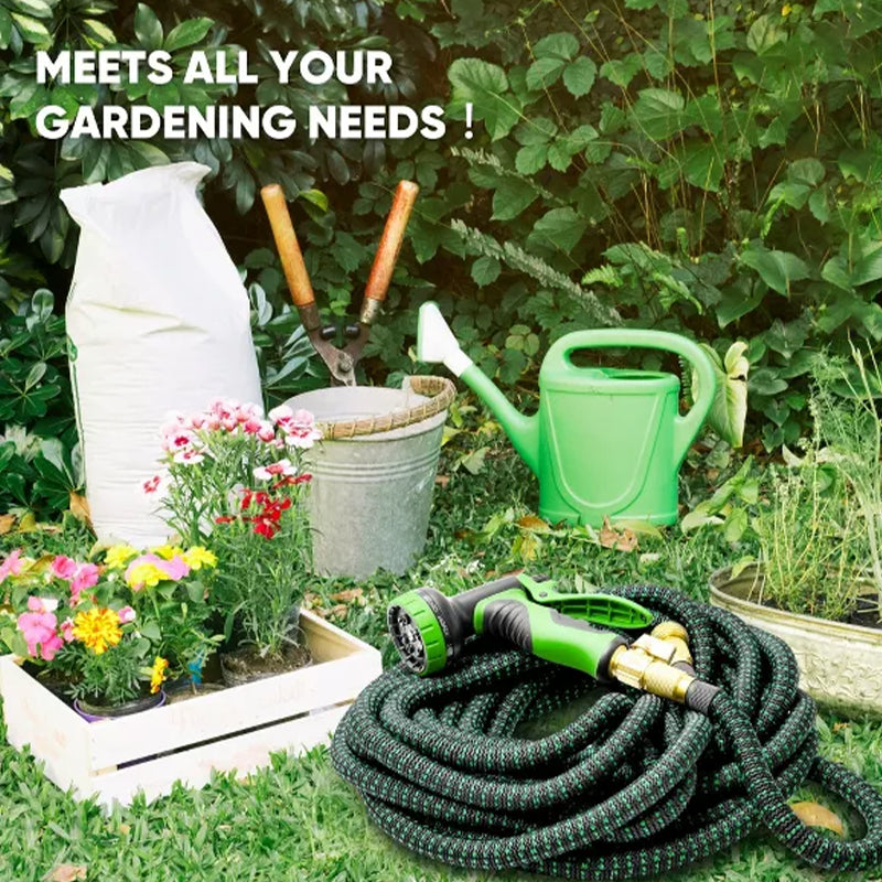 Expandable Hose Set for Car Wash and Gardening