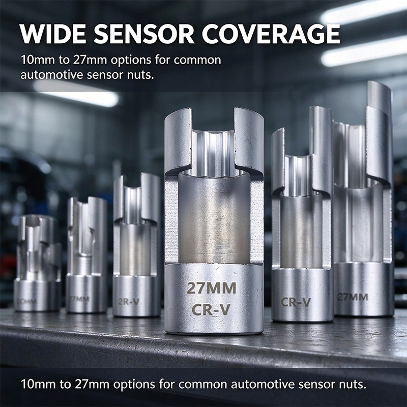 9-Piece Slotted Union Nut Socket Set