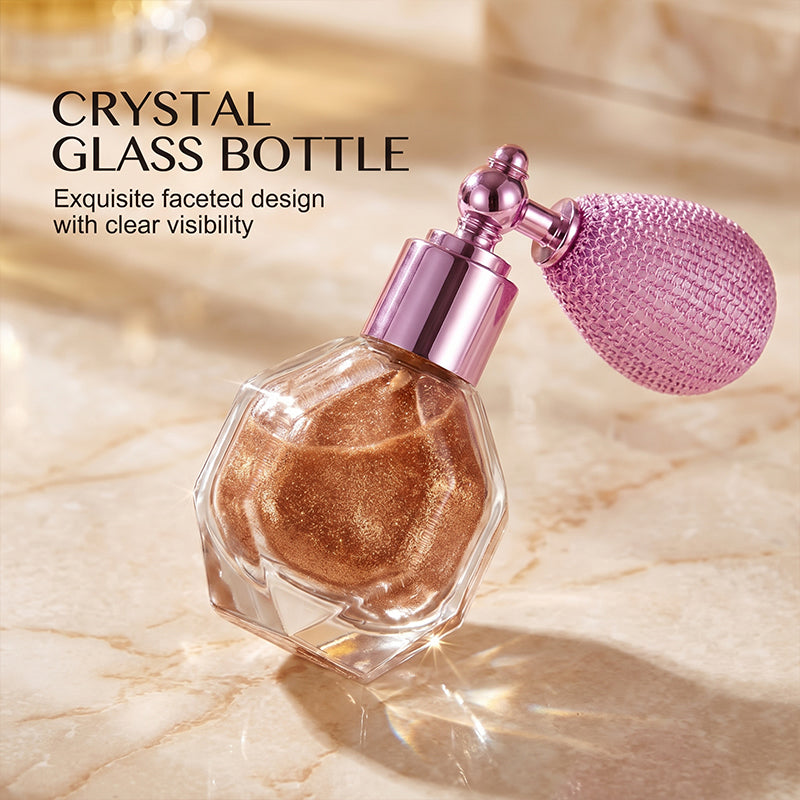 Radiant Golden Shimmer Spray Powder