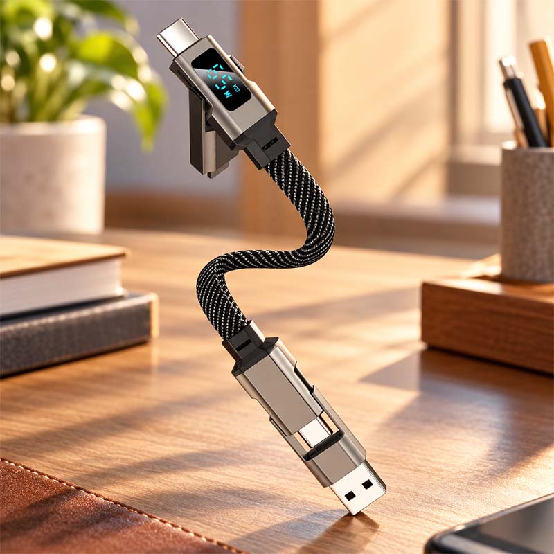 4-in-1 Keychain Charging Cable with Fast Charging9