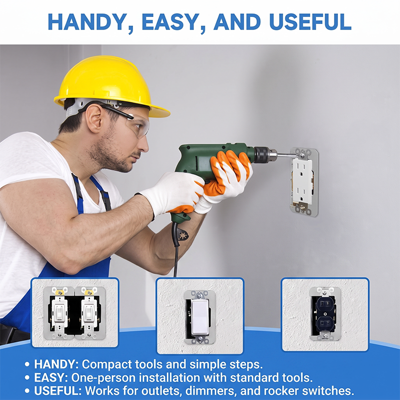 Outlet Wall Plate Leveling Shims
