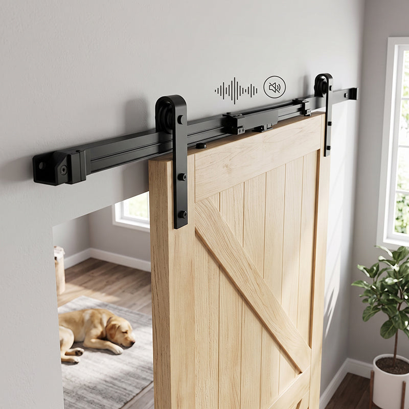 Barn Door Soft Close Damper Mechanism Set
