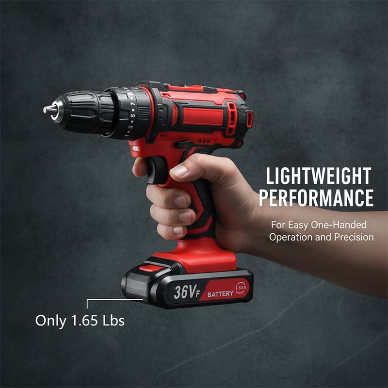 Powerful 18V Cordless Multi-Function Drill