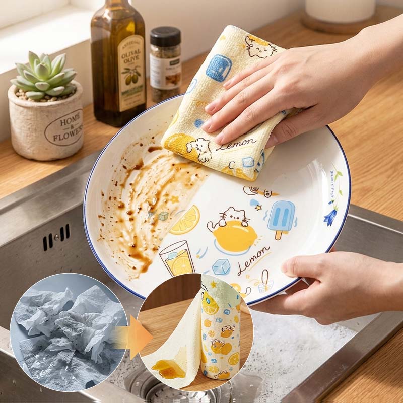 Seyrolin Washable & Reusable Kitchen Tissue Roll