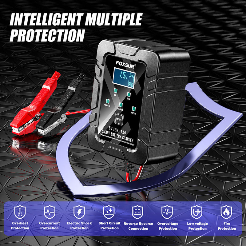 6v 12v Automatic Intelligent Recognition