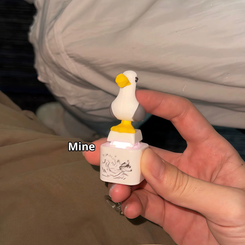 Rechargeable Seagull Keyboard Click Fidget Toy