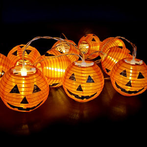 Halloween Foldable Pumpkin String Lights