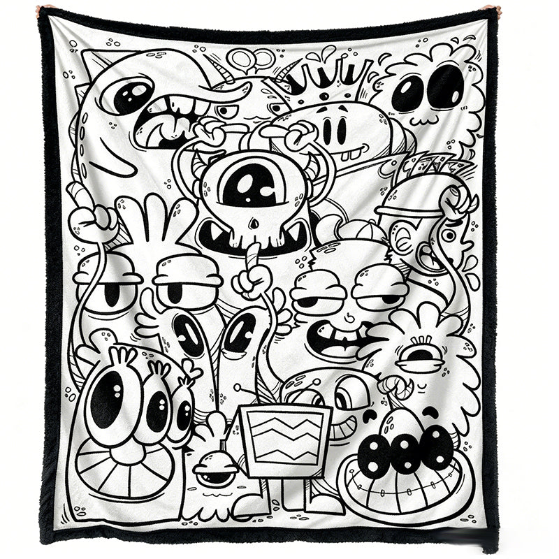 DIY Coloring Soft Blanket