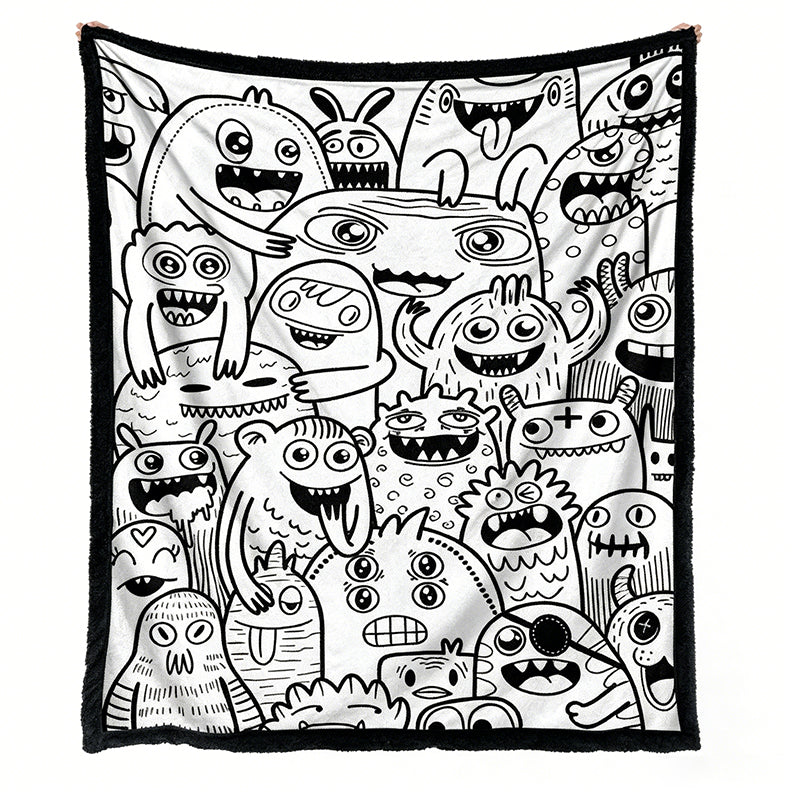 DIY Coloring Soft Blanket