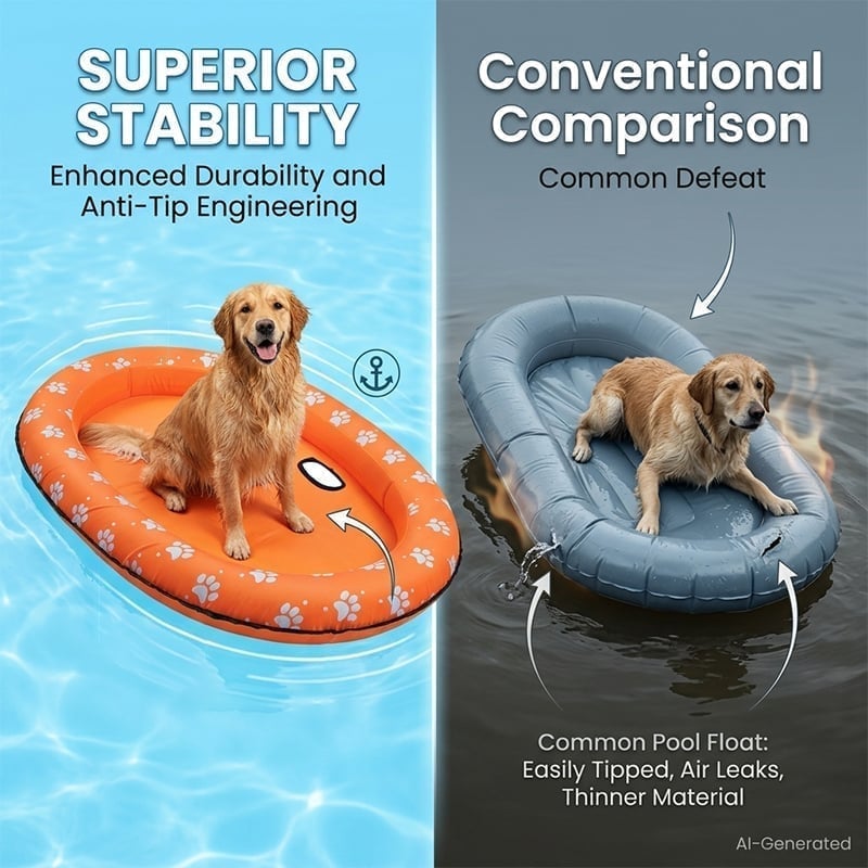 Premium Durable Inflatable Pet Pool Float