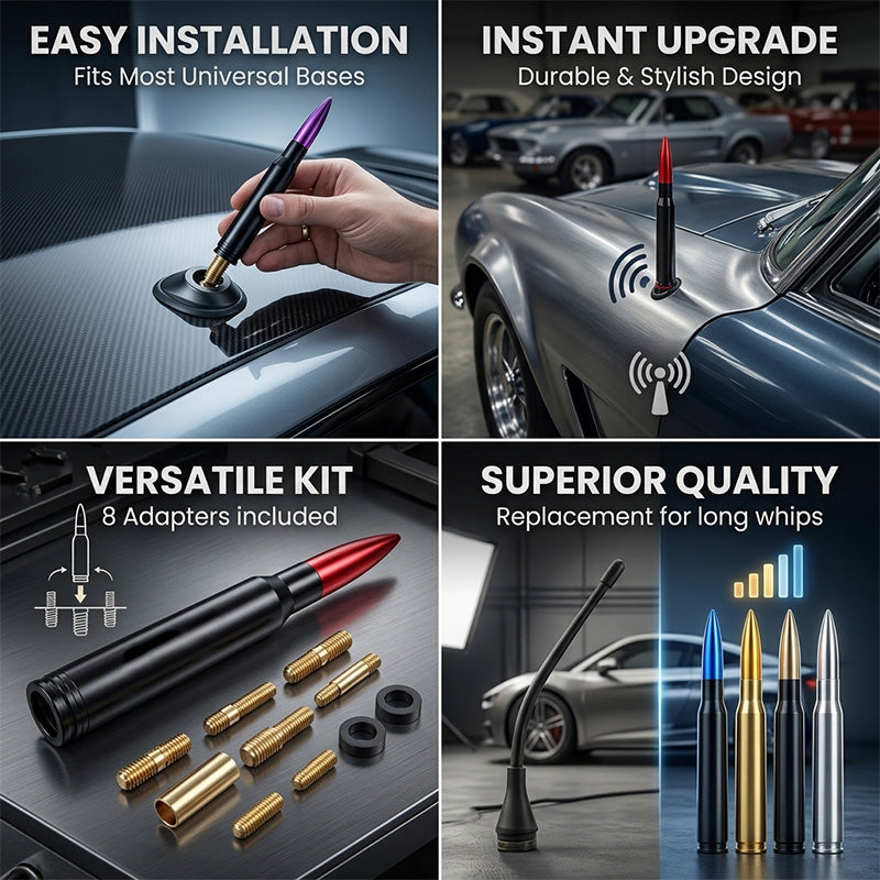 Weinar Universal Bullet Car Radio Antenna