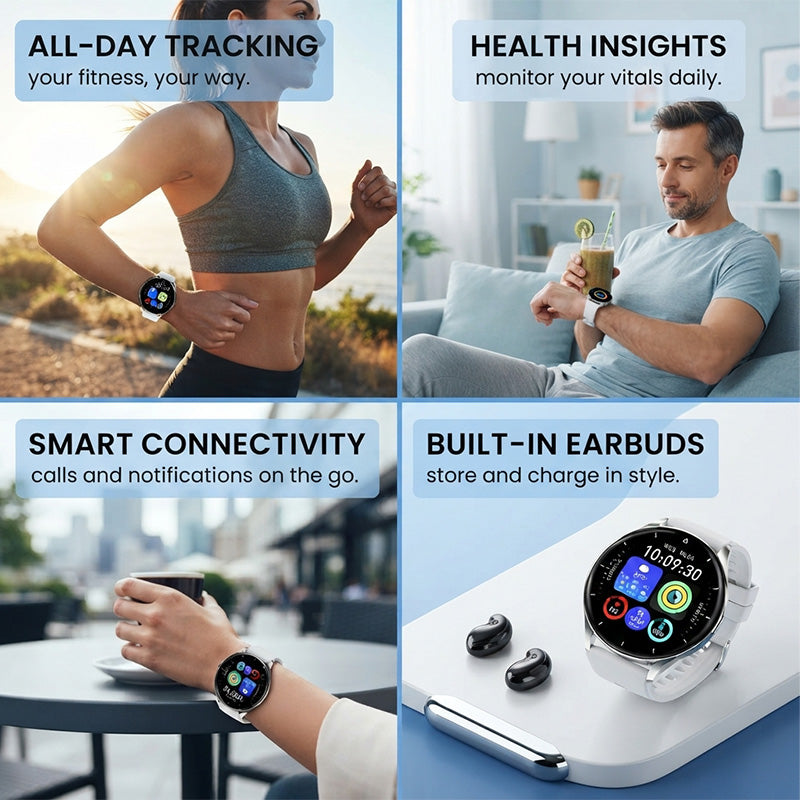 X7 Smartwatch with TWS Earbuds