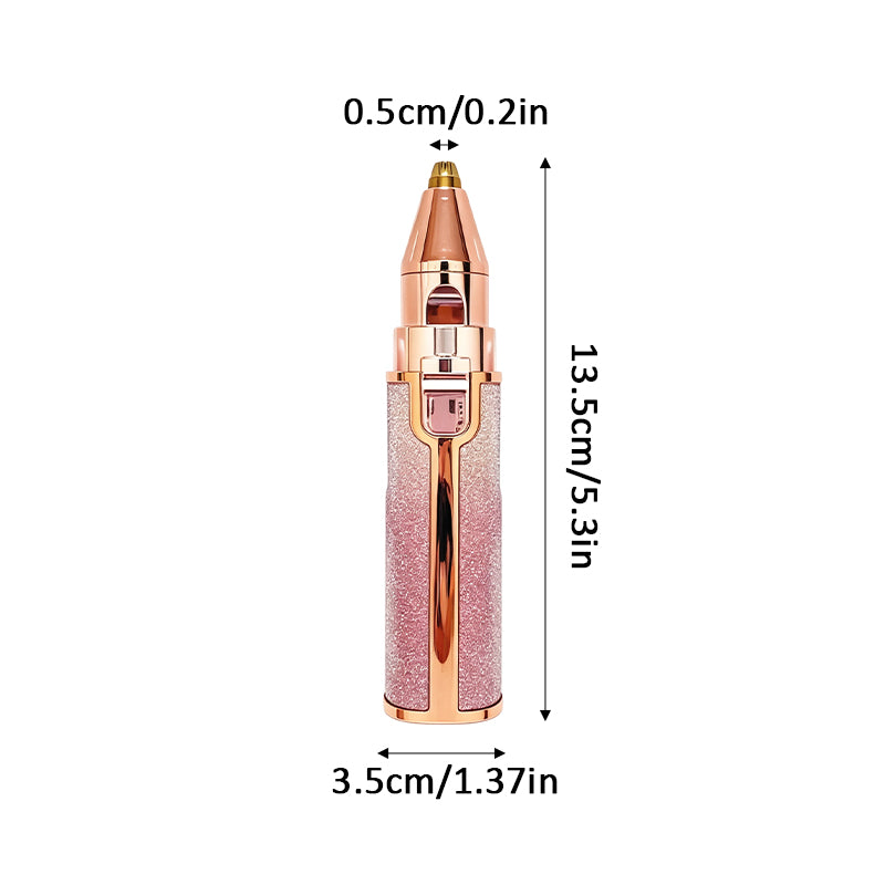2-in-1 Portable Eyebrow Trimmer and Shaver