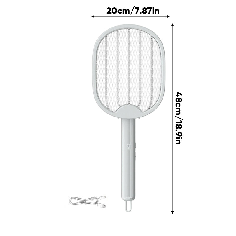 2-in-1 Foldable Electric Mosquito Swatter