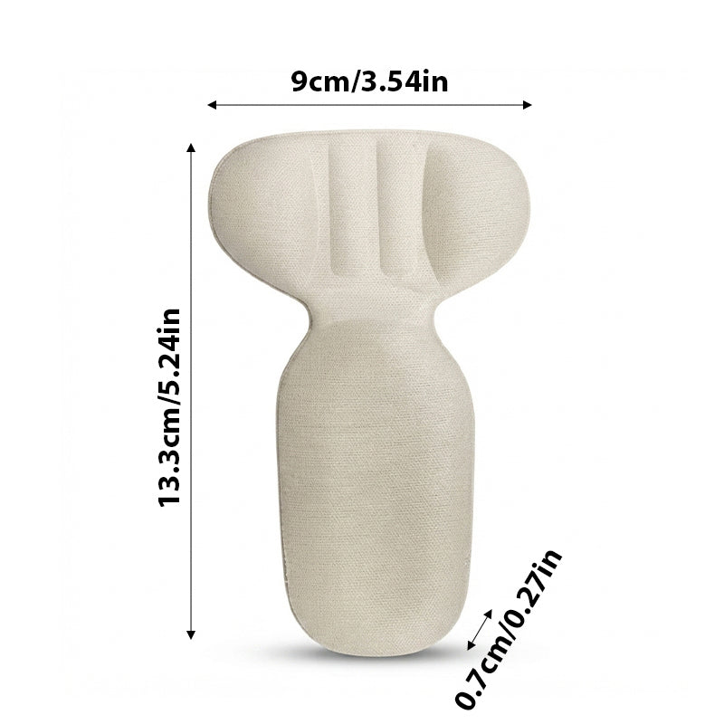 T-Shaped Non-Slip Heel Cushion Pads