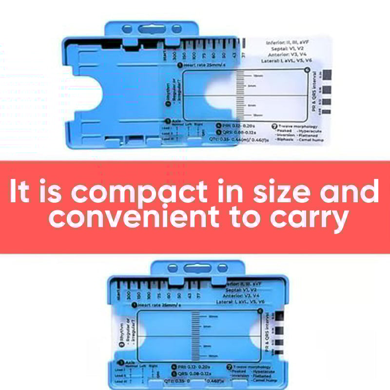ECG 7 Step Ruler