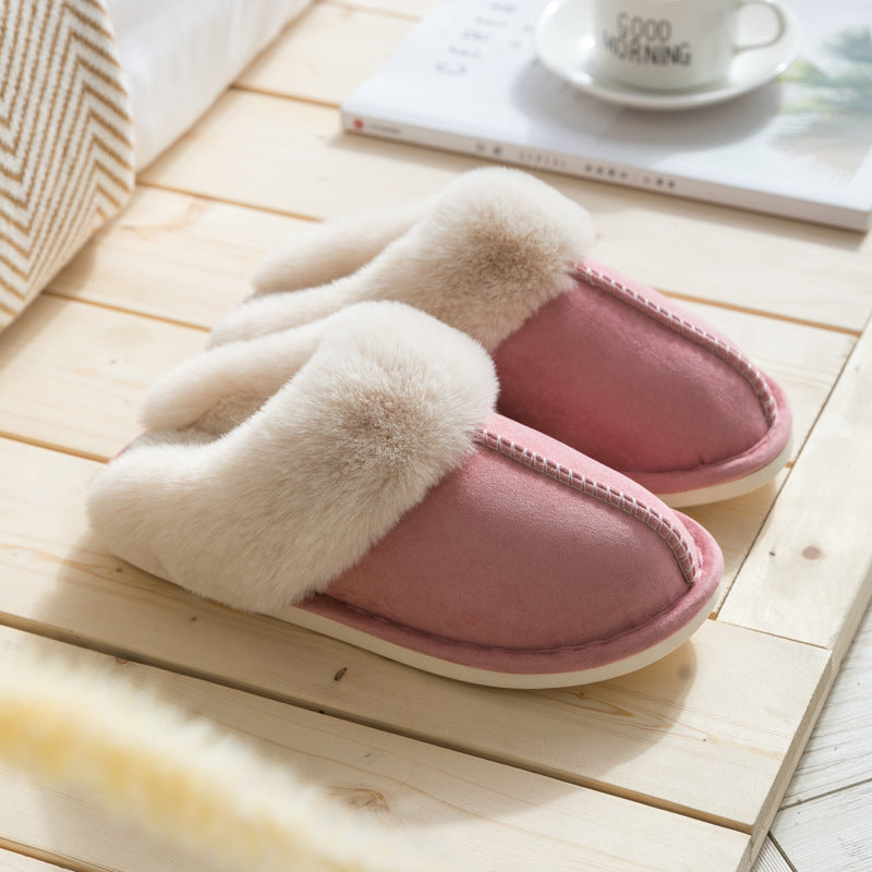 Plush Thermal Non-Slip Home Slippers