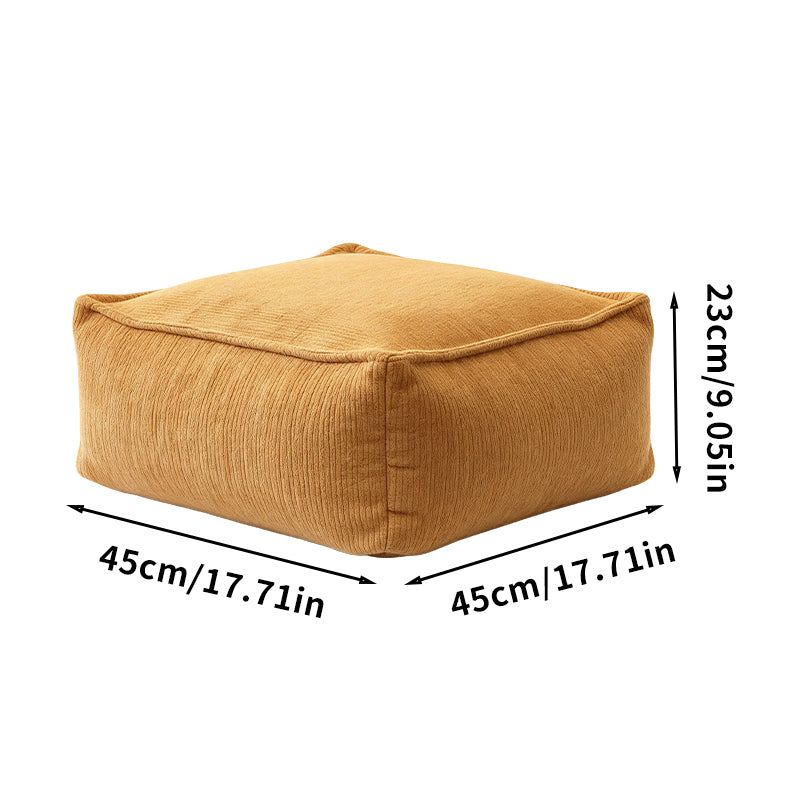 Foldable Upholstered Storage Ottoman Stool