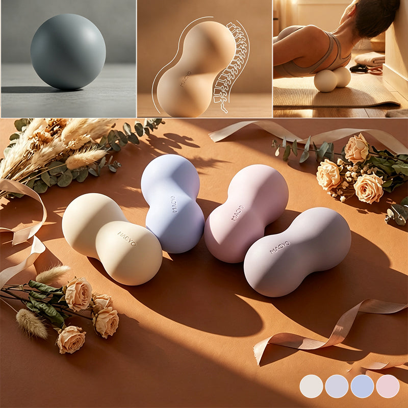 Professional Bionic Silicone Peanut Massage Ball