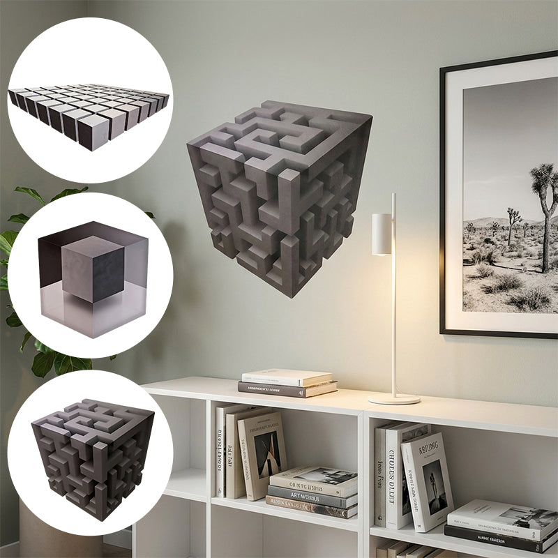 3D Optical Illusion Irregular Wall Stickers
