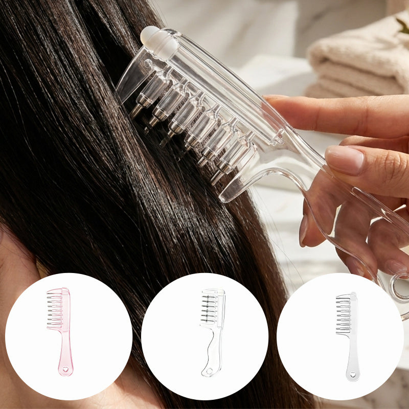 Crystal Liquid Transfer Scalp Massage Comb