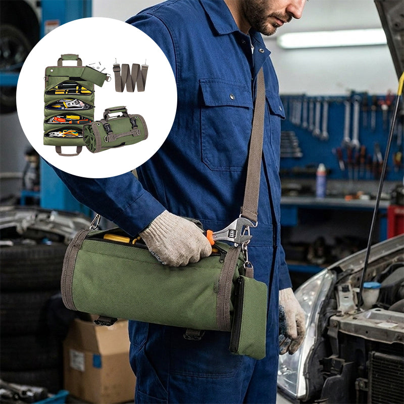 Portable Canvas Car Hardware Tool Storage Bag
