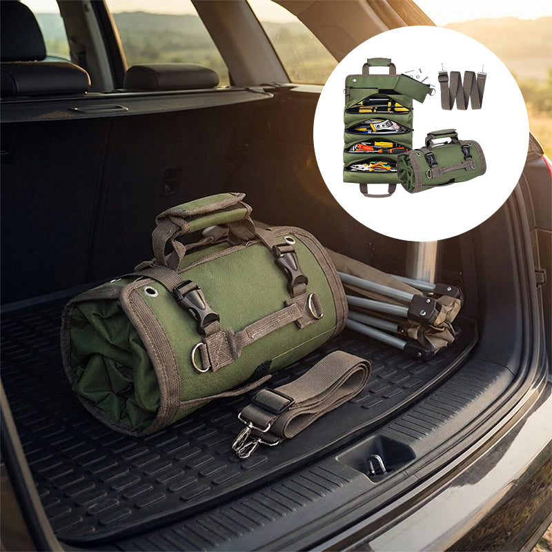 Portable Canvas Car Hardware Tool Storage Bag