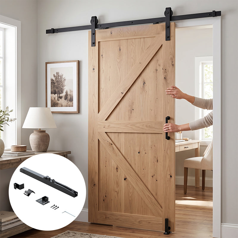 Barn Door Soft Close Damper Mechanism Set