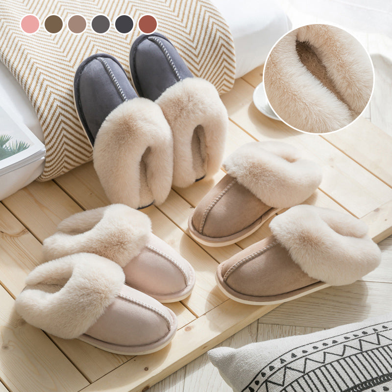 Plush Thermal Non-Slip Home Slippers