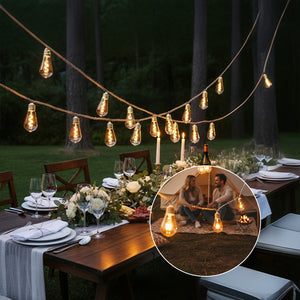 Outdoor Backyard Solar String Lights