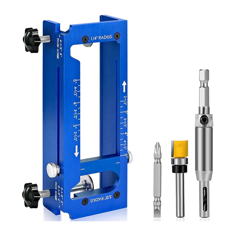Precision Aluminum Door Hinge Template Jig