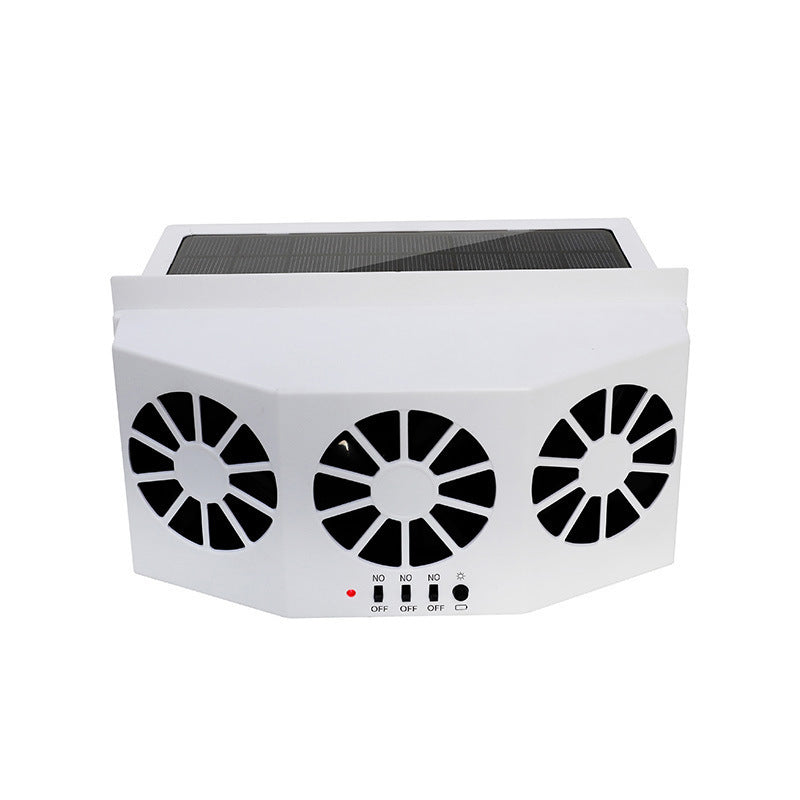 Solar Car Window Exhaust Fan Cooling Ventilator