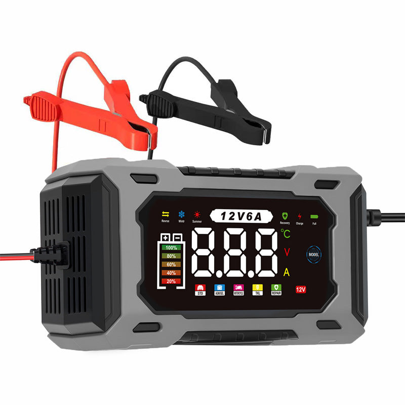 Professional 12V 6A Smart Lead-Acid Charger