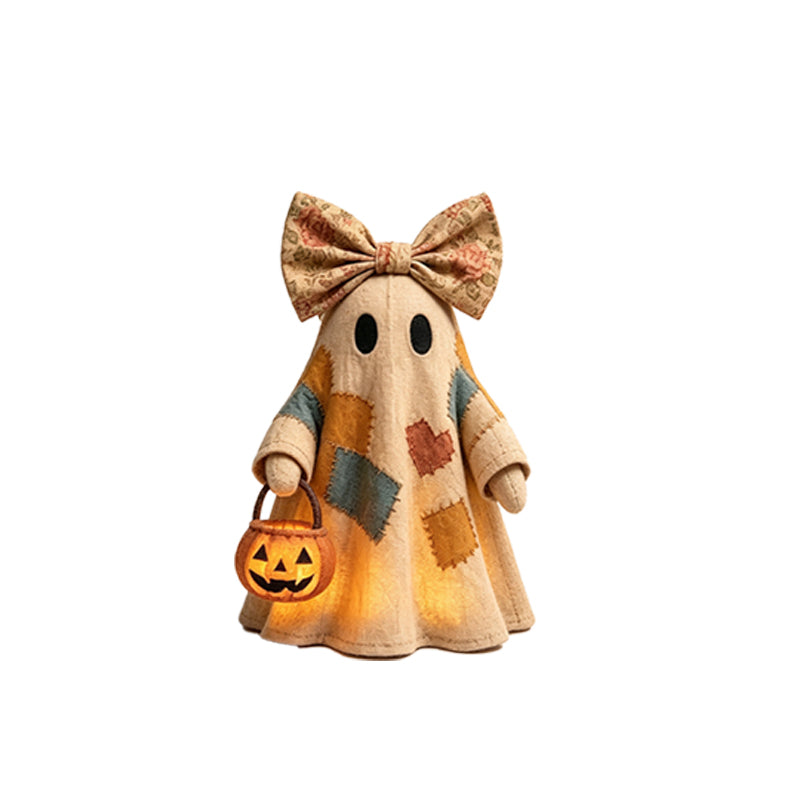 Patchwork Ghost Halloween Decoration