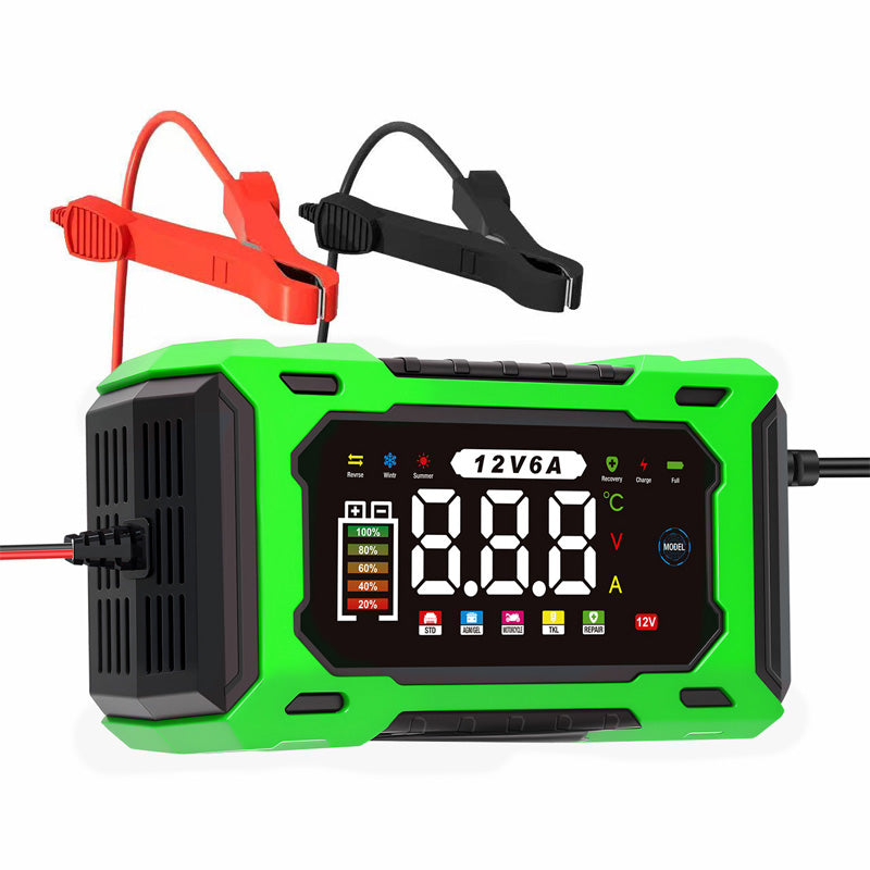 Professional 12V 6A Smart Lead-Acid Charger