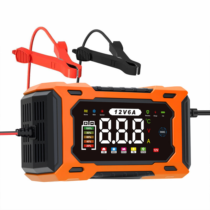 Professional 12V 6A Smart Lead-Acid Charger
