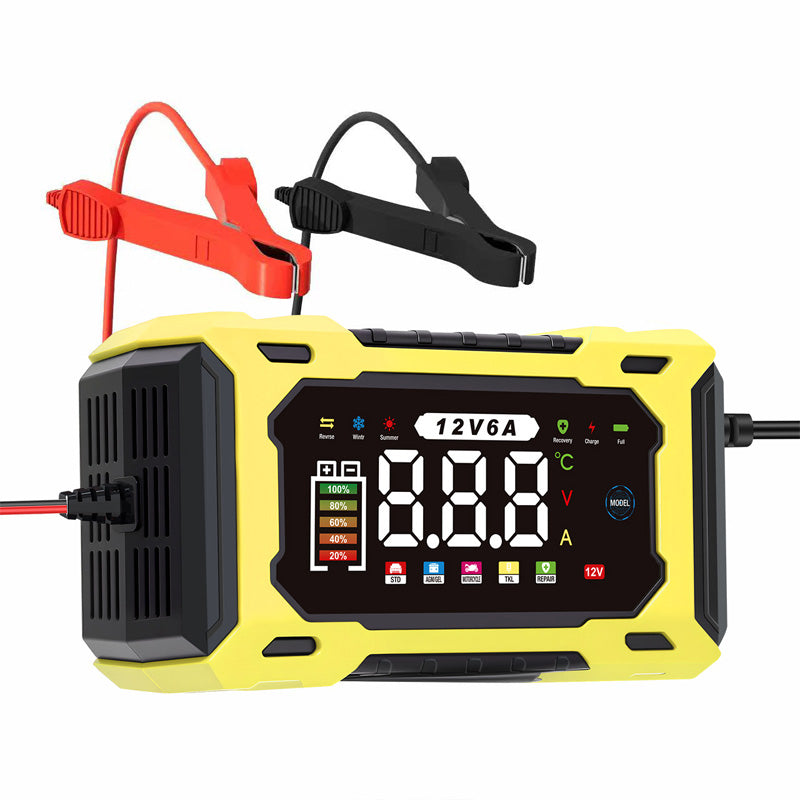 Professional 12V 6A Smart Lead-Acid Charger