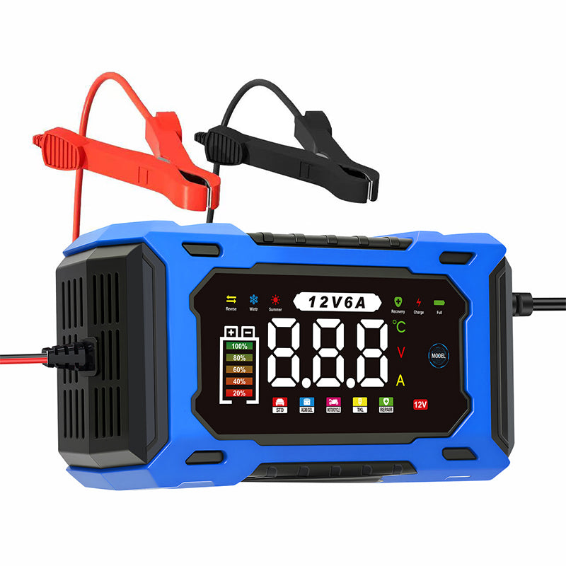 Professional 12V 6A Smart Lead-Acid Charger