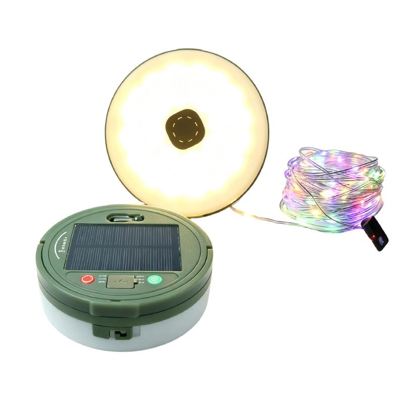 Multifunctional Solar Camping Tape Measure Light