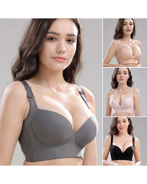 Deep Cup Bra With Shapewear
