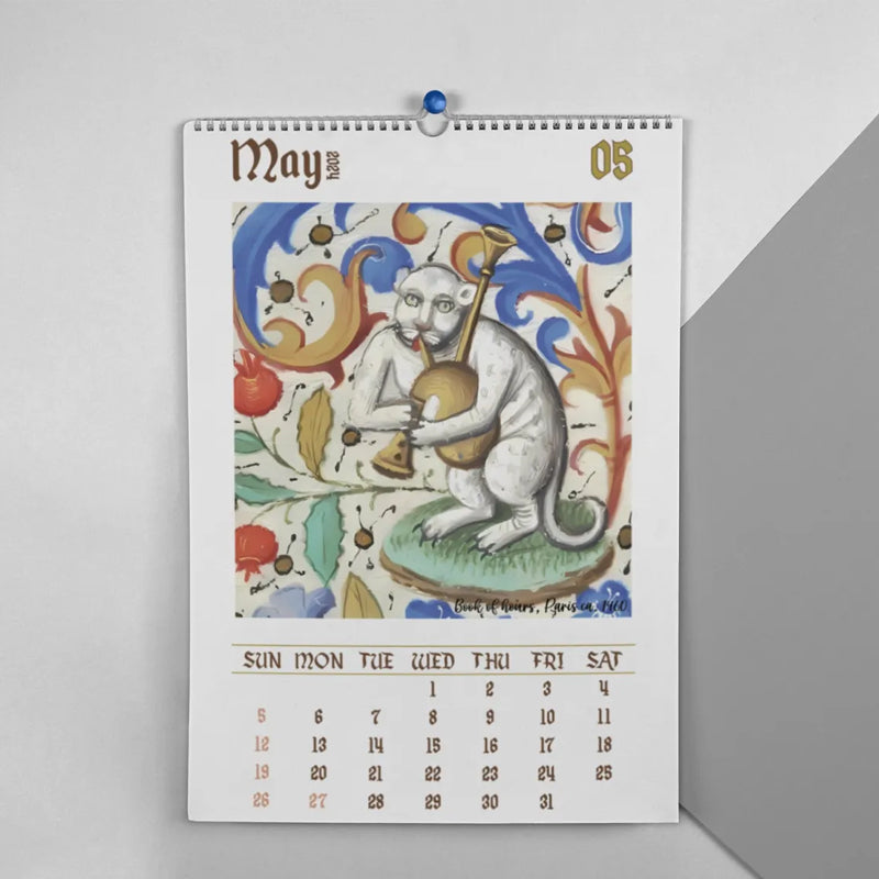 2025 / 2024 Weird Medieval Cats Calendar