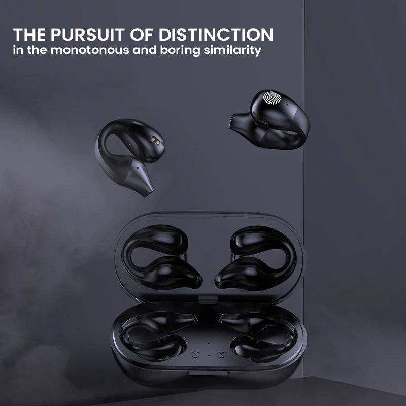 Wireless ear clip bluetooth headset